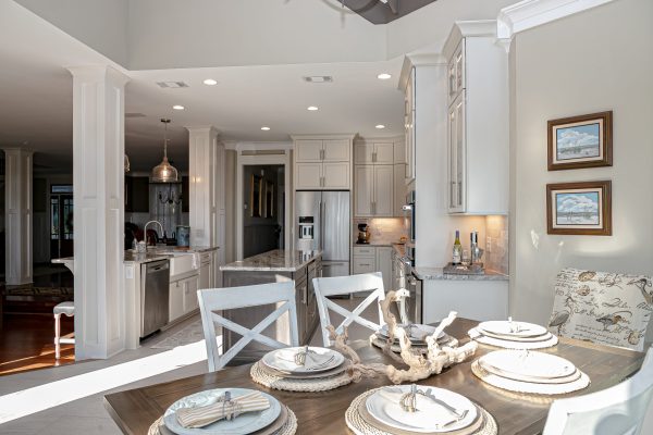 Clean kitchen aesthetic and White Cabinetry