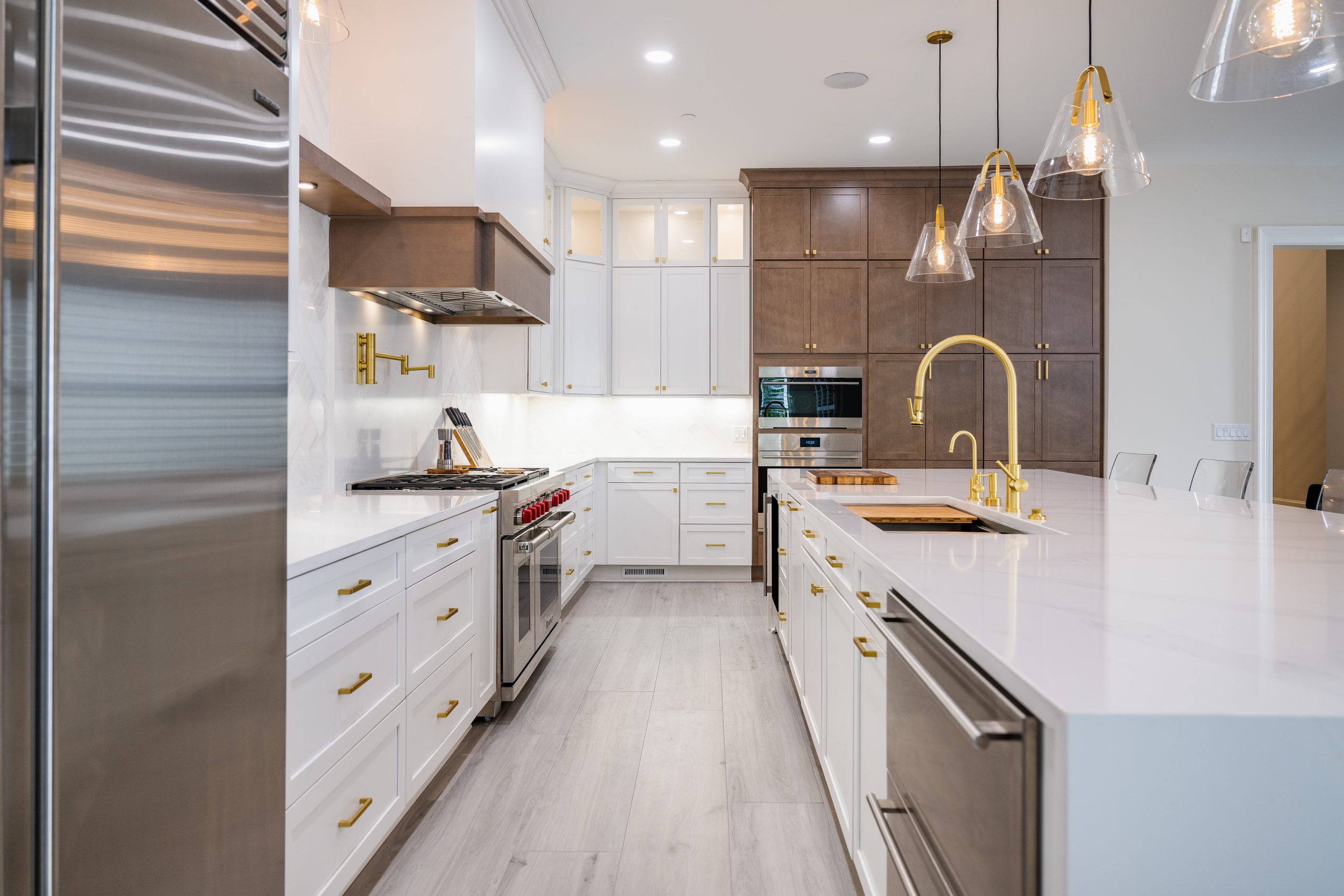 Space Saving Beverage Drawer Kitchen Design Remodel
