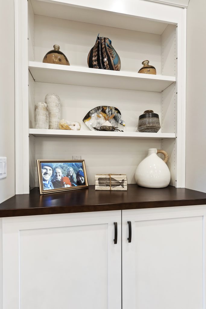 Custom living room cabinets in margaritaville, sc new construction