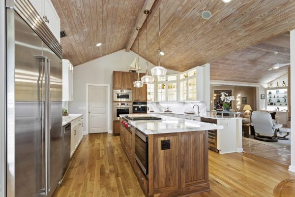 Skidaway Island Natural Walnut Kitchen Island Cabinetry