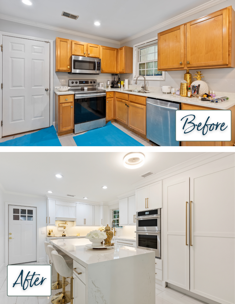 Before and After Kitchen Remodel Bluffton