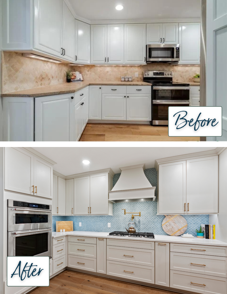 Wilmington Island GA Kitchen Remodel Before and After