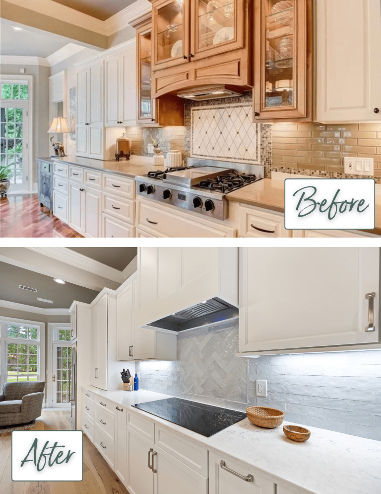 Before and After Kitchen Design