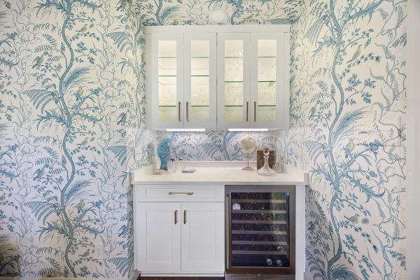 Custom Coastal Dry Bar