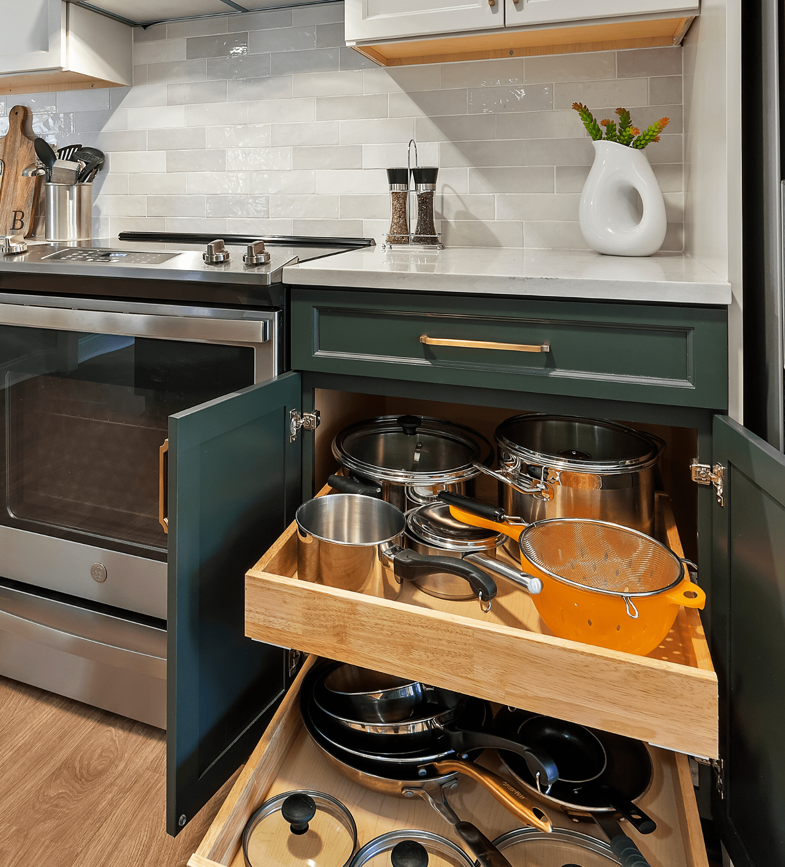 Custom Pot and Pan Drawer