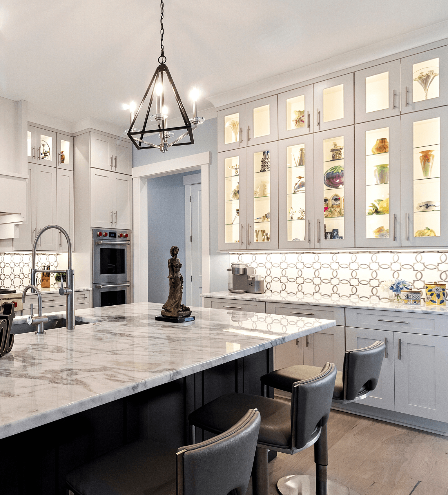 Custom Glass Cabinet Doors