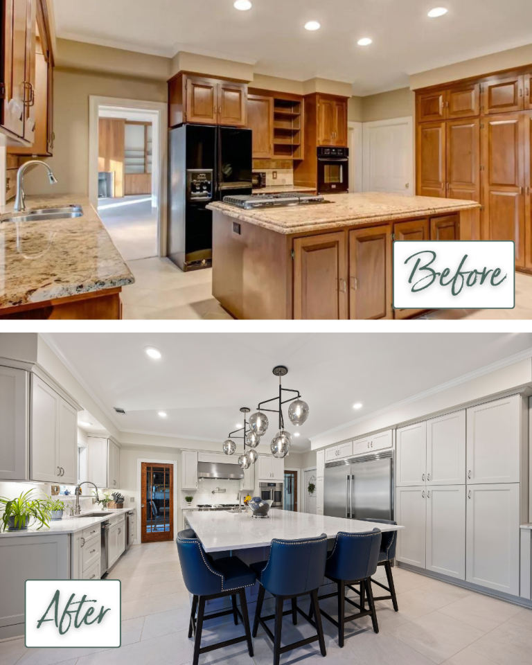 Kitchen Renovation Before and After
