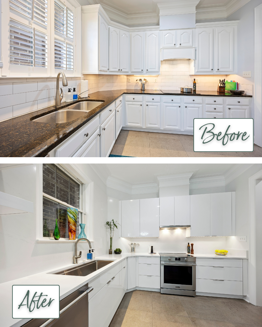Before and After Savannah Remodel