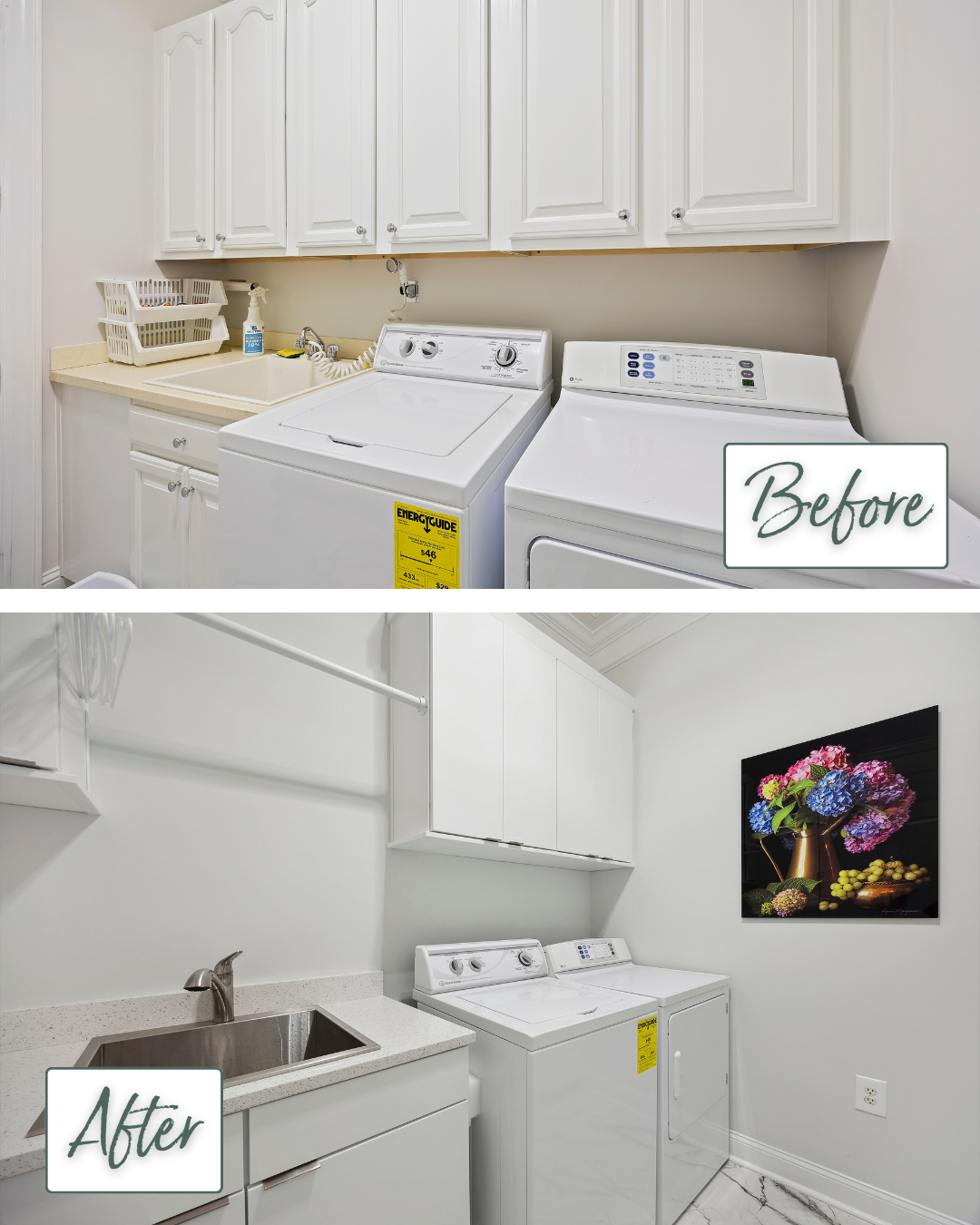 Modern Laundry Remodel