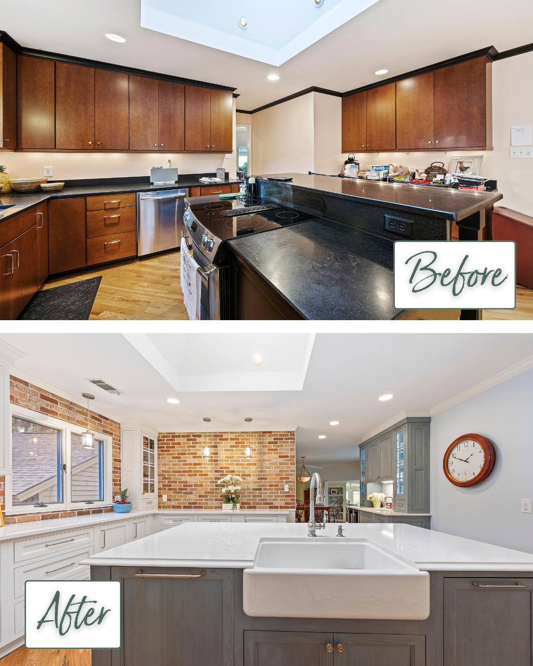 The Landings, GA Kitchen Remodel Before and After