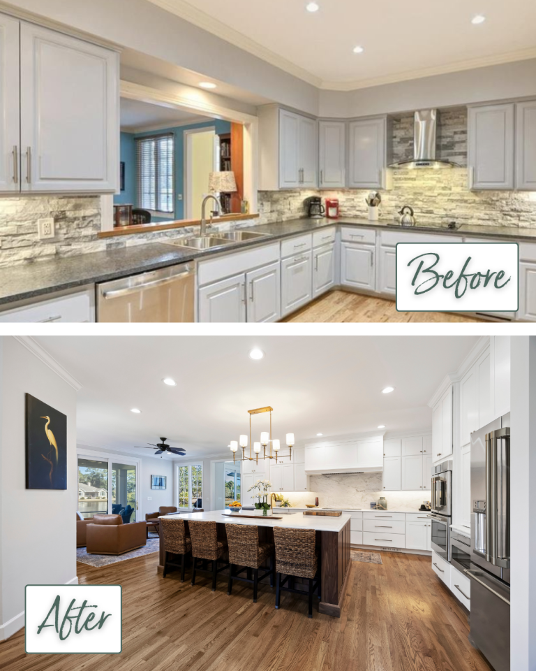 Before and After Kitchen Transformation