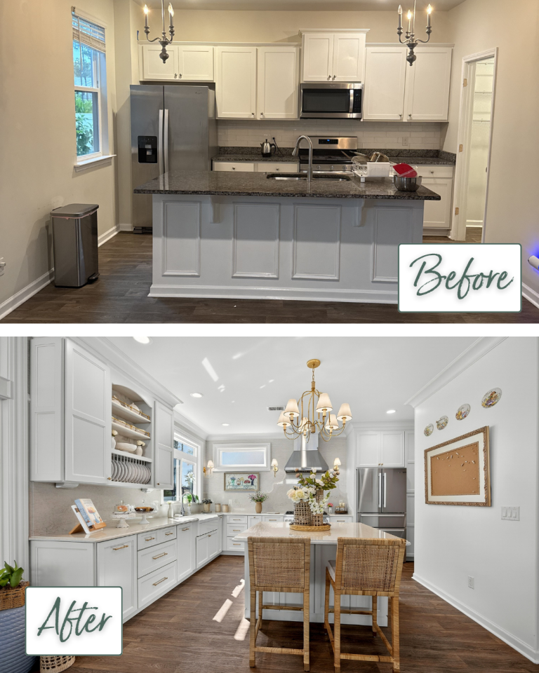 Bluffton Kitchen Remodel Before and After