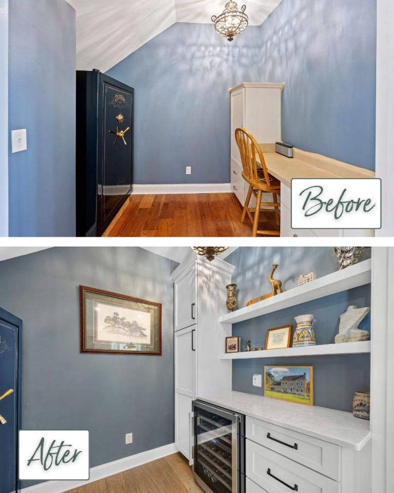 Before and After Custom Cabinets