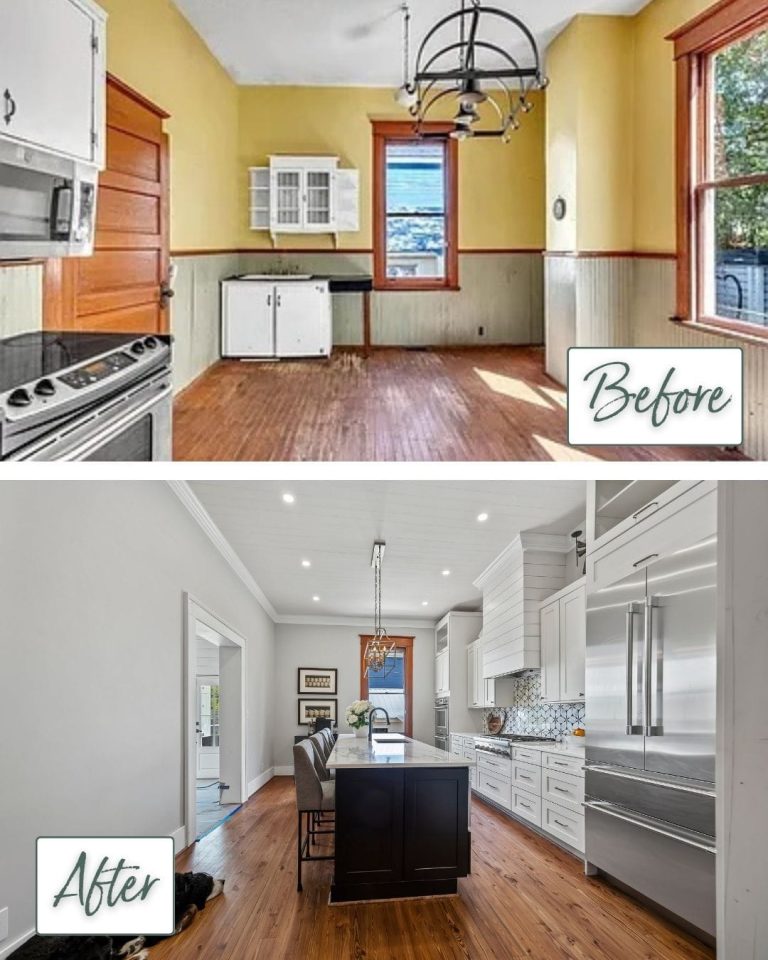Kitchen Renovation Before and After