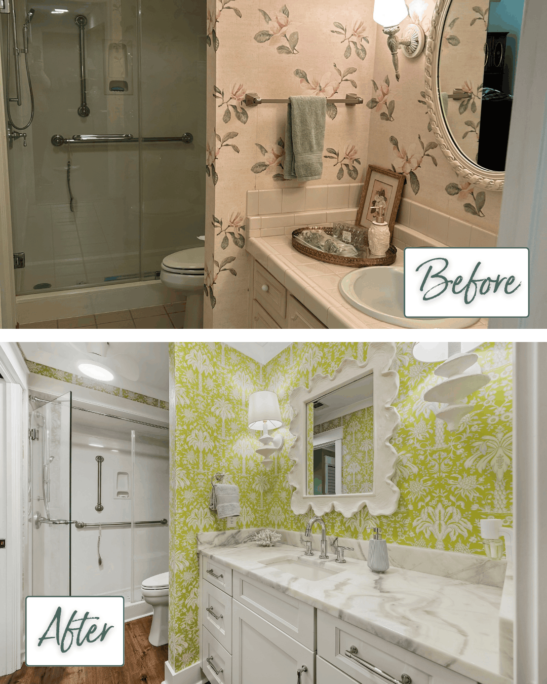 Bathroom Renovation Before and After